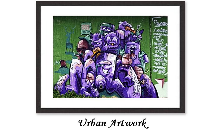Urban Artwork Framed Print